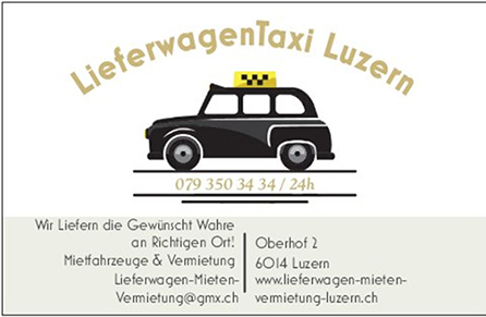Waren Taxi Luzern